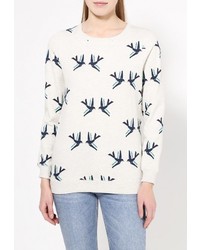 Женский белый свитер с круглым вырезом от Sugarhill Boutique