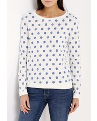 Женский белый свитер с круглым вырезом от Tom Tailor Denim