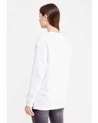 Женский белый свитер с круглым вырезом от Tommy Hilfiger Denim