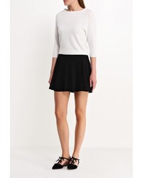 Женский белый свитер с круглым вырезом от Top Secret