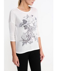 Женский белый свитер с круглым вырезом от Top Secret