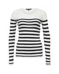 Женский белый свитер с круглым вырезом от Top Secret