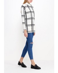 Женский белый свитер с круглым вырезом от Topshop