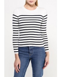 Женский белый свитер с круглым вырезом от Topshop