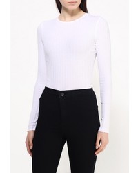 Женский белый свитер с круглым вырезом от Topshop