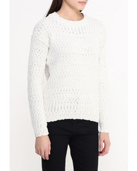 Женский белый свитер с круглым вырезом от Vero Moda