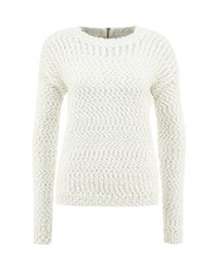 Женский белый свитер с круглым вырезом от Vero Moda