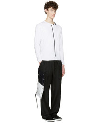 Мужской белый свитер с круглым вырезом от Craig Green