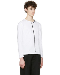 Мужской белый свитер с круглым вырезом от Craig Green