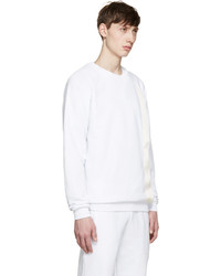 Мужской белый свитер с круглым вырезом от Cottweiler