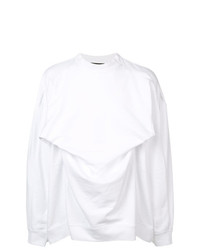 Мужской белый свитер с круглым вырезом от Y/Project