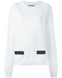 Женский белый свитер с принтом от Off-White