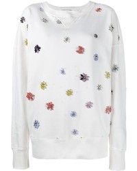 Женский белый свитер с украшением от Faith Connexion