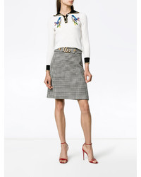 Женский белый свитер от Gucci