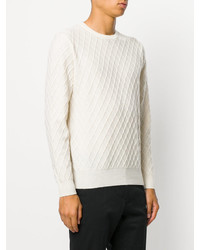 Мужской белый свитер от Ballantyne