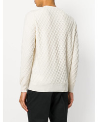 Мужской белый свитер от Ballantyne