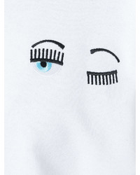 Женский белый свитер от Chiara Ferragni