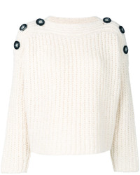 Женский белый свитер от Isabel Marant