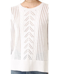 Женский белый свитер от BB Dakota