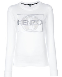 Женский белый свитер от Kenzo