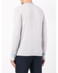 Мужской белый свитер от Hardy Amies