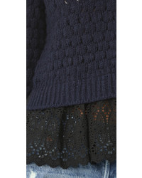 Женский белый свитер от Rebecca Taylor