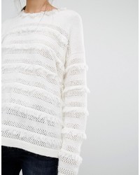 Женский белый свитер от French Connection