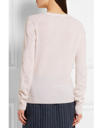 Женский белый свитер от Equipment