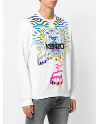 Мужской белый свитер от Kenzo