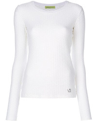 Женский белый свитер от Versace