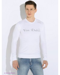 Мужской белый свитер от Von Dutch