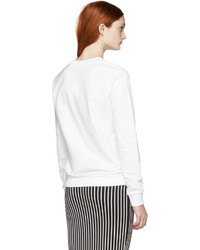 Женский белый свитер от Balmain