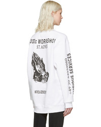 Женский белый свитер от 032c