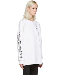 Женский белый свитер от 032c