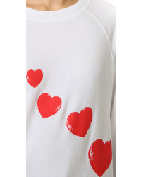 Женский белый свитер от Wildfox Couture