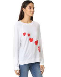 Женский белый свитер от Wildfox Couture