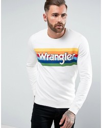 Мужской белый свитер от Wrangler