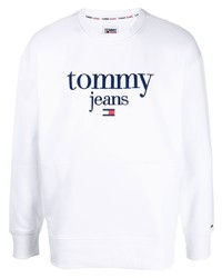 Мужской белый свитшот с вышивкой от Tommy Jeans