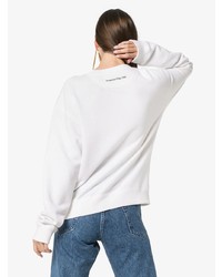 Женский белый свитшот с принтом от Calvin Klein 205W39nyc