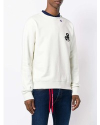 Мужской белый свитшот с принтом от Off-White