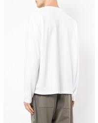 Мужской белый свитшот с принтом от Education From Youngmachines