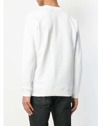 Мужской белый свитшот с принтом от Calvin Klein Jeans