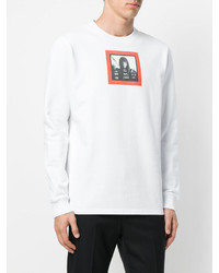 Мужской белый свитшот с принтом от Givenchy