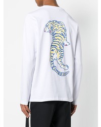 Мужской белый свитшот с принтом от Soulland