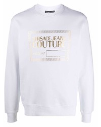 Мужской белый свитшот с принтом от VERSACE JEANS COUTURE