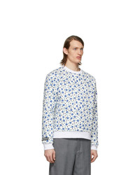 Мужской белый свитшот с принтом от Martine Rose