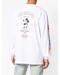 Мужской белый свитшот с принтом от Gcds