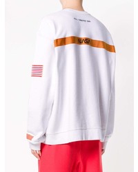 Мужской белый свитшот с принтом от Heron Preston