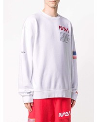 Мужской белый свитшот с принтом от Heron Preston