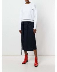 Женский белый свитшот от Calvin Klein